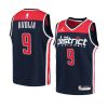 youth washington wizards deni avdija jumpman navy statement jersey