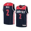 youth washington wizards john wall jumpman navy statement jersey