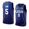 zach lavine away basketball jeysey tokyo olympics navy 2021