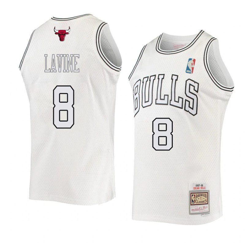 zach lavine out swingman jersey hardwood classics white