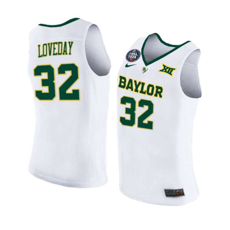 zach loveday march madness jersey final four white