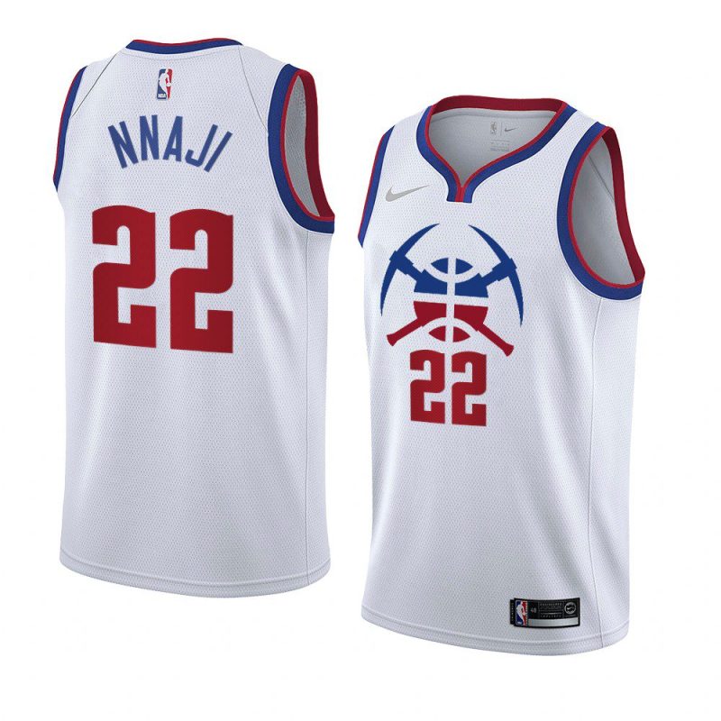 zeke nnaji jersey earned edition white 2020 21