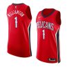 zion williamson red statement authentic jersey