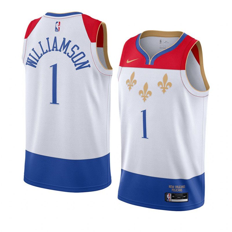 zion williamson white city edition jersey