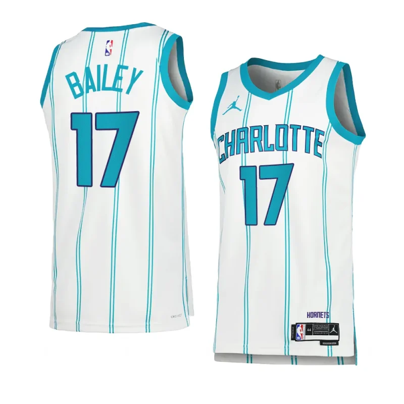 amari bailey hornetsjersey 2022 23association edition whiteswingman