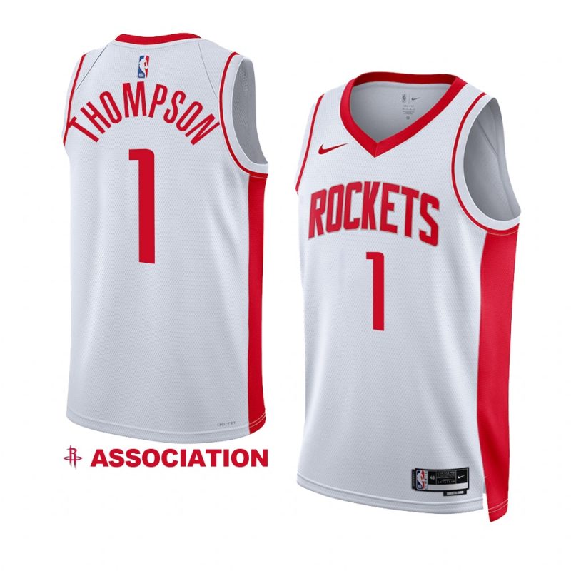 amen thompson rockets association edition white 2023 nba draft jersey