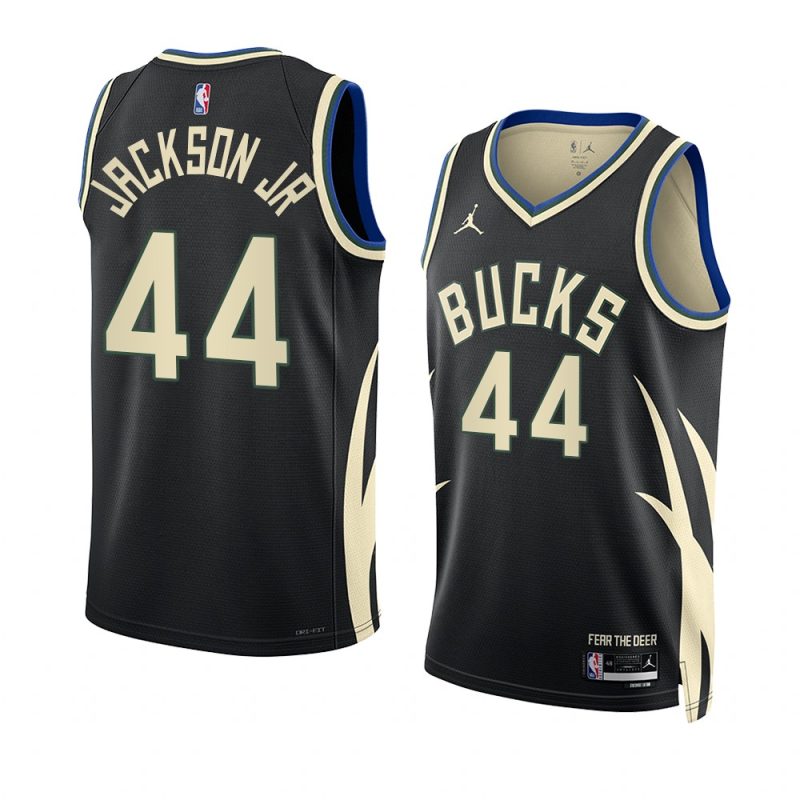 andre jackson jr. bucks statement edition green 2023 nba draft jersey