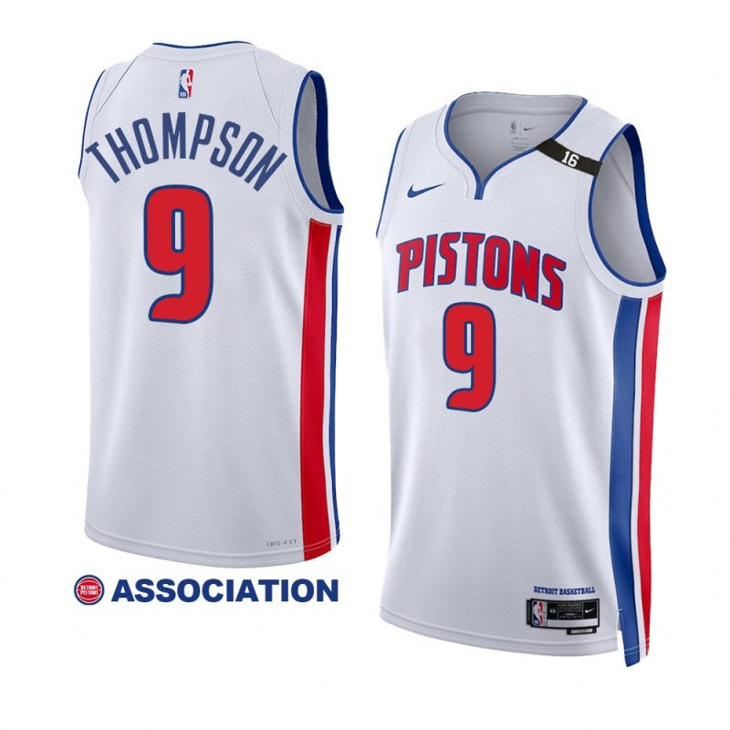 ausar thompson pistons association edition white 2023 nba draft jersey