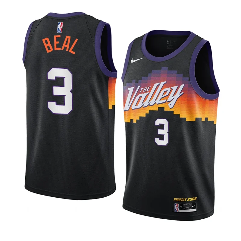 bradley beal phoenix sunsjersey city edition black75th diamond badge