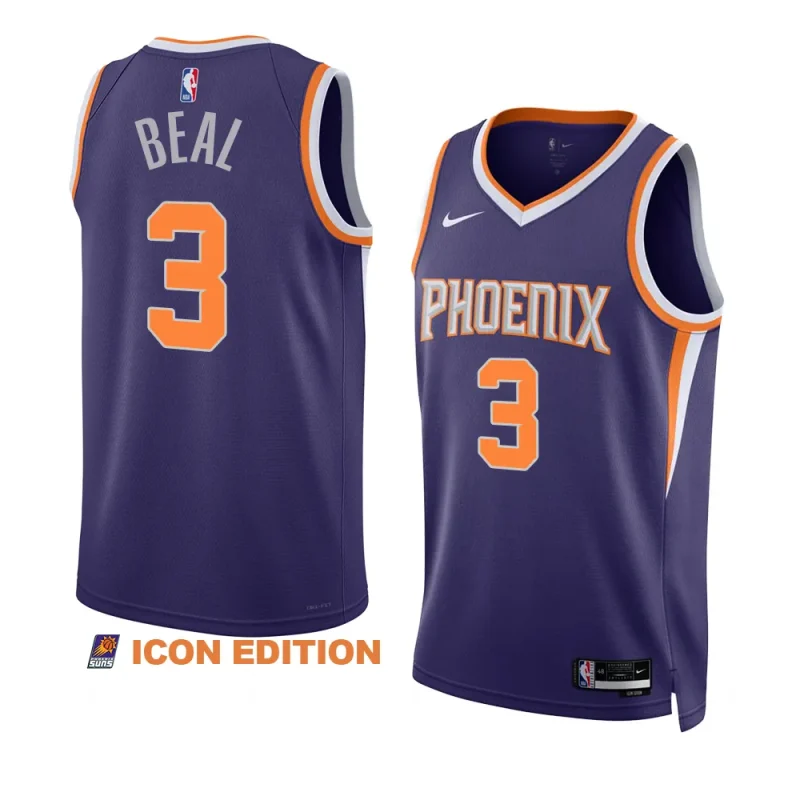 bradley beal phoenix sunsjersey icon edition purpleswingman