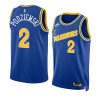 brandin podziemski warriors classic edition royal 2023 nba draft jersey