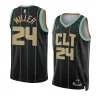 brandon miller hornetsjersey 2023 nba draft blackcity edition