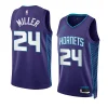 brandon miller hornetsjersey 2023 nba draft purplestatement edition