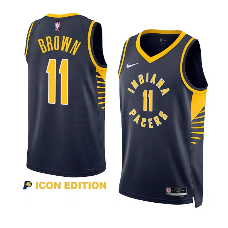 bruce brown pacersjersey 2022 2023icon edition navyswingman