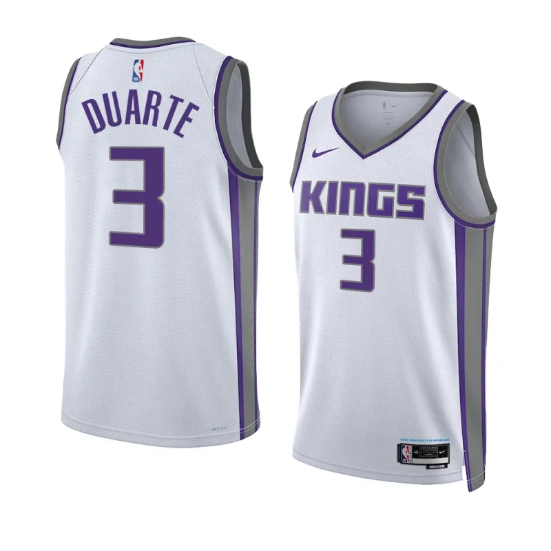 chris duarte kingsjersey 2022 2023association edition whiteswingman