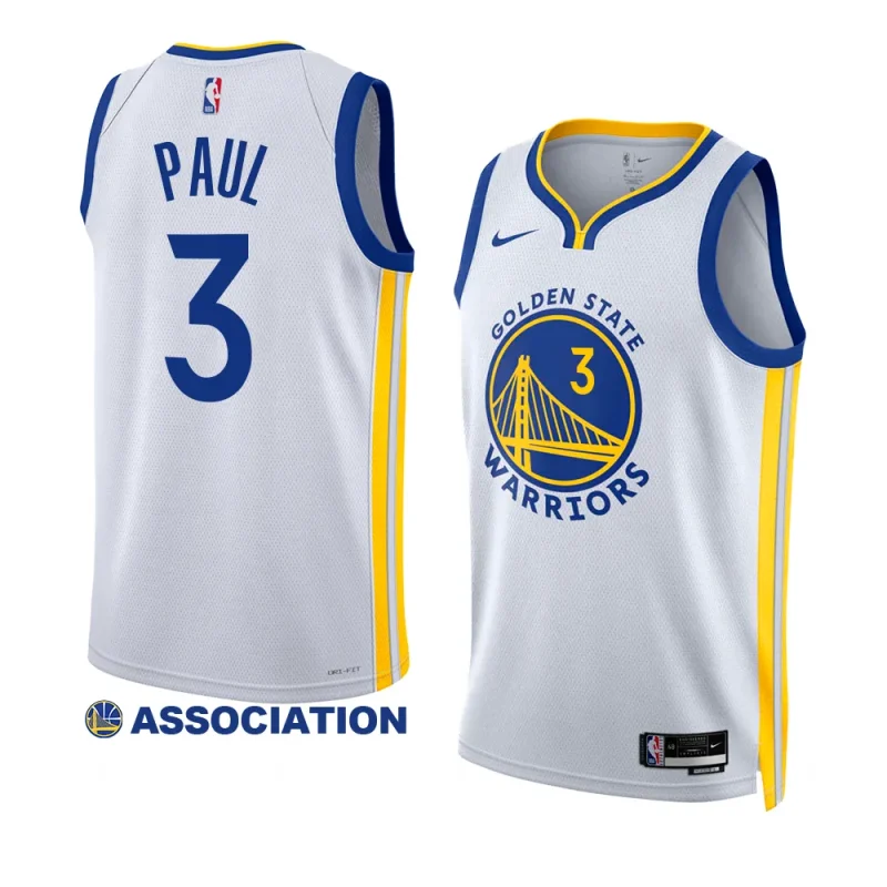 chris paul warriorsjersey 2022 23association edition whiteswingman