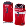 chris paul wizardsjersey 2022 23icon edition redswingman