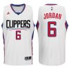 clippers new logo deandre jordan jersey white