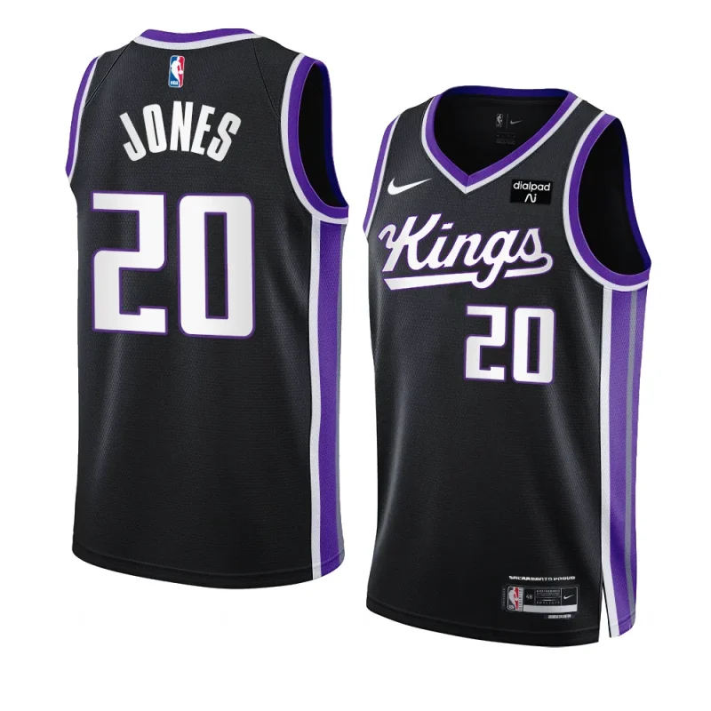 colby jones kingsjersey 2023 24icon edition blackswingman