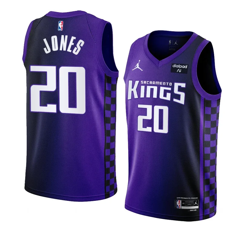 colby jones kingsjersey 2023 24statement edition purpleswingman