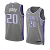 colby jones men 2023 nba draft jersey city edition gray