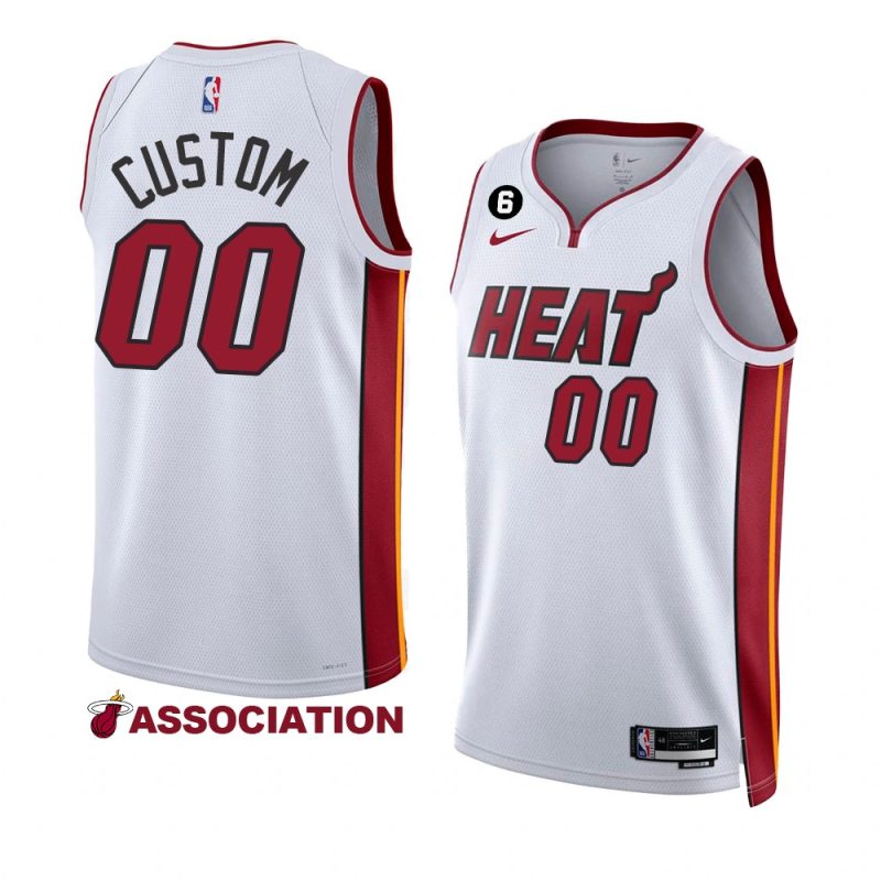 custom heatjersey 2022 23association edition whiteno.6 patch