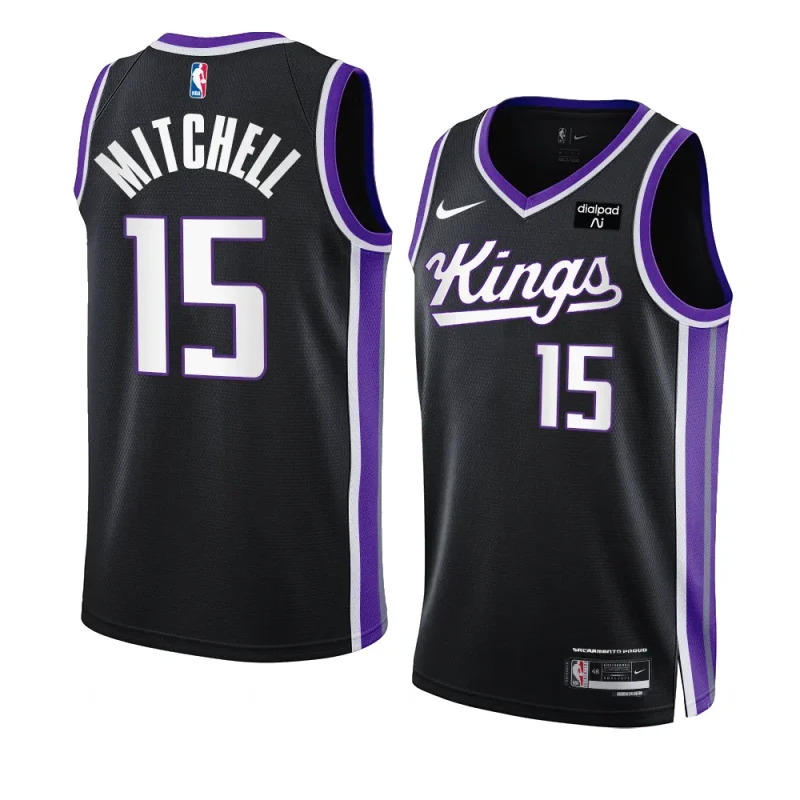 davion mitchell kingsjersey 2023 24icon edition blackswingman