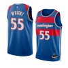 delon wright wizardsjersey city edition royal