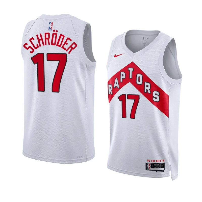 dennis schroder raptorsjersey 2022 2023association edition whiteswingman