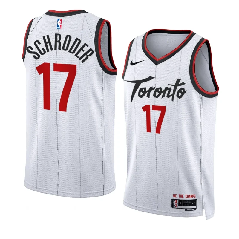 dennis schroder raptorsjersey 2023 24association edition whiteswingman