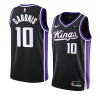 domantas sabonis kingsjersey 2023 24icon edition blackswingman