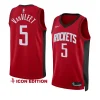 fred vanvleet rocketsjersey 2022 23icon edition redswingman