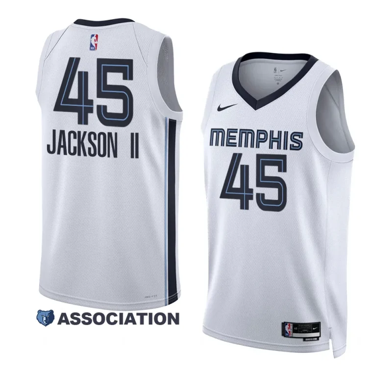 gregory jackson ii grizzliesjersey 2022 2023association edition whiteswingman