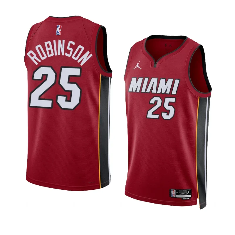 heat orlando robinson red 2022 23statement edition swingman jersey