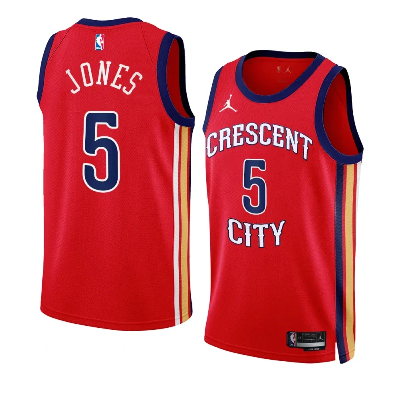 herbert jones pelicansjersey 2023 24statement edition redswingman