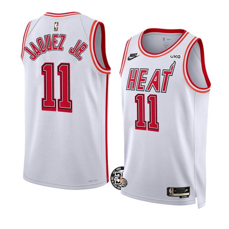 jaime jaquez jr. heat classic edition white 2023 nba draft jersey