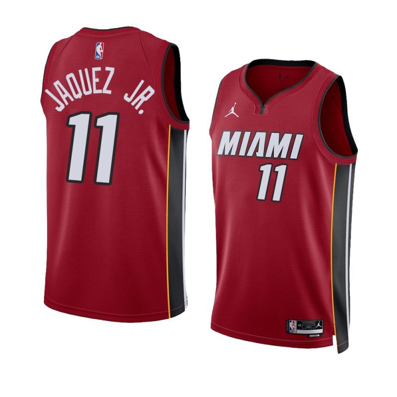 jaime jaquez jr. heat statement edition red 2023 nba draft jersey