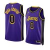 jalen hood schifino lakers statement edition purple 2023 nba draft jersey