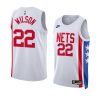 jalen wilson nets classic edition white 2023 nba draft jersey