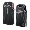 james harden la clippersjersey city edition blackswingman