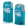 james nnaji hornetsjersey 2022 23icon edition turquoiseswingman