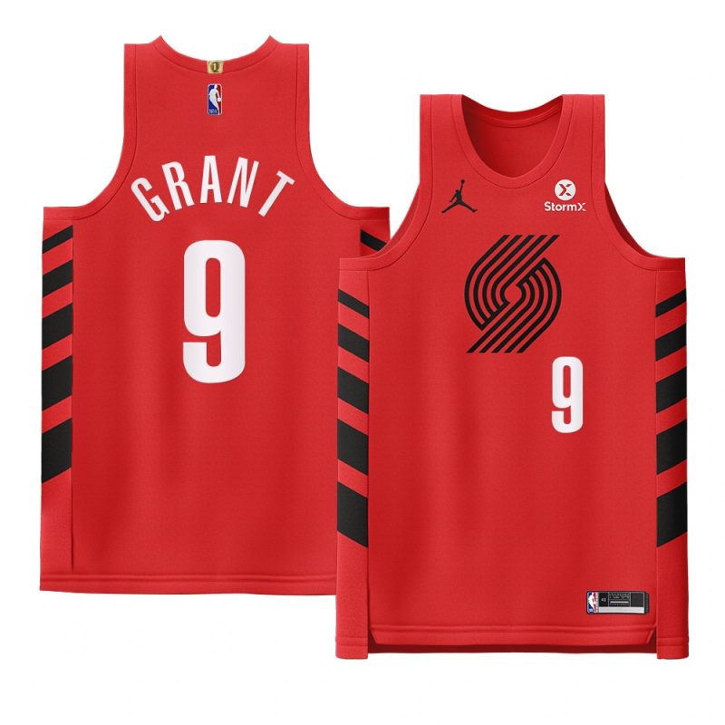 jerami grant 2022 23blazers jersey statement editionauthentic red