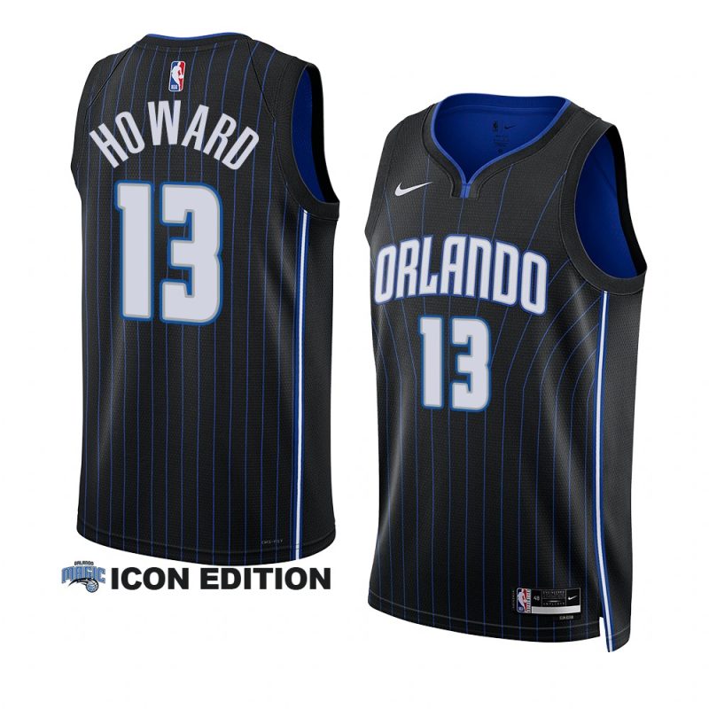 jett howard magic icon edition black 2023 nba draft jersey