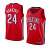 jordan hawkins pelicans statement edition red 2023 nba draft jersey