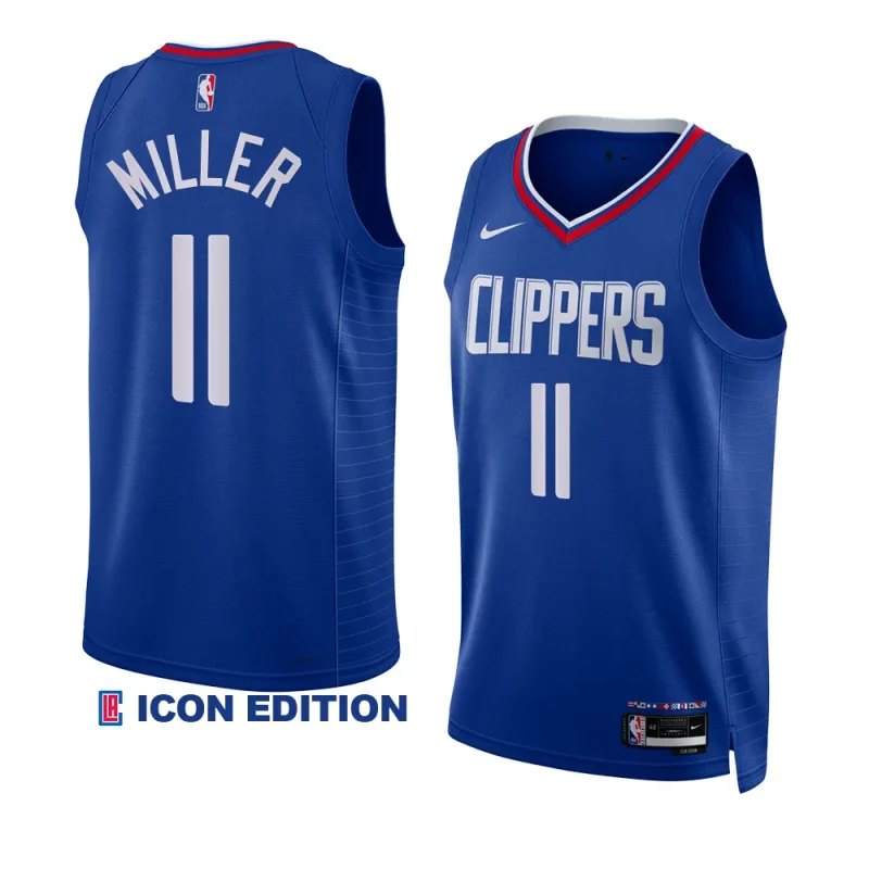 jordan miller la clippersjersey 2022 2023icon edition blue2023 nba draft