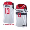 jordan poole men swingman jersey association edition white