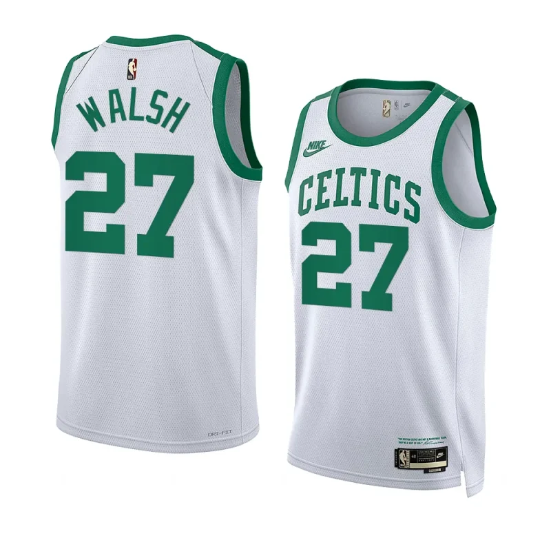 jordan walsh celticsjersey 2022 2023classic edition white2023 nba draft