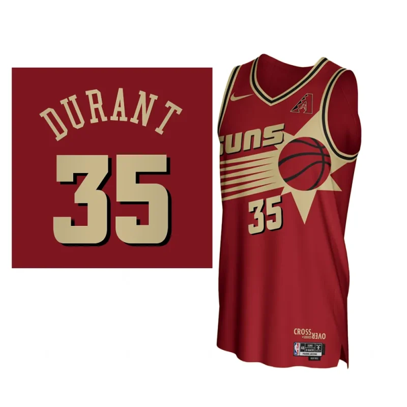 kevin durant suns crossover series crimsonjersey crimson