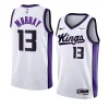 kings keegan murray white 2023 24association edition swingman jersey