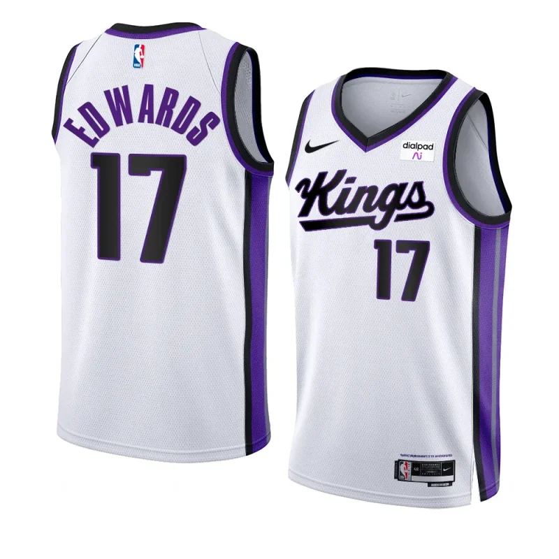 kings kessler edwards white 2023 24association edition swingman jersey